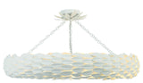 Crystorama Lighting Group 538_CEILING Broche 8 Light 34"W - Matte White