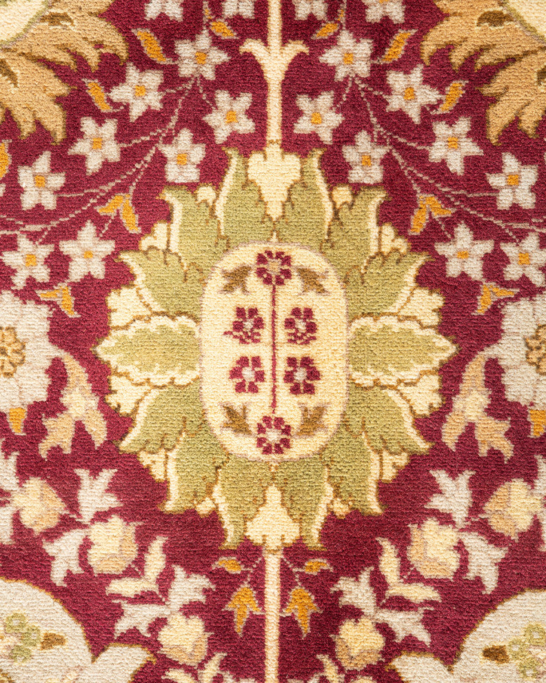 Mogul, One-of-a-Kind Hand-Knotted Area Rug Orange, 9'2"x12'1"