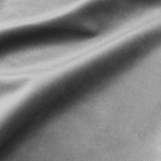 Diamond Stitched Black Base Velvet Office Chair, Grey