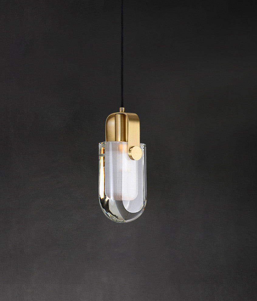 MIRODEMIÂ® Toirano | Postmodern Crystal LED Chandelier For Bedroom, Warm Light