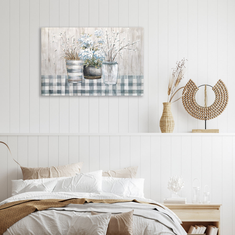 Classical Bonsai Oil Painting Print on Wrapped Canvas, 24x36