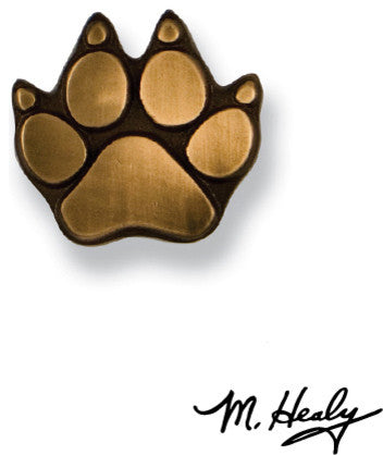Dog Paw Doorbell Ringer, Bronze