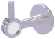 Clearview Robe Hook with Dotted Accents, Satin Chrome