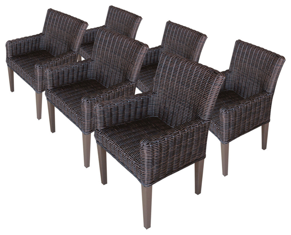6 Venice Dining Chairs With Arms