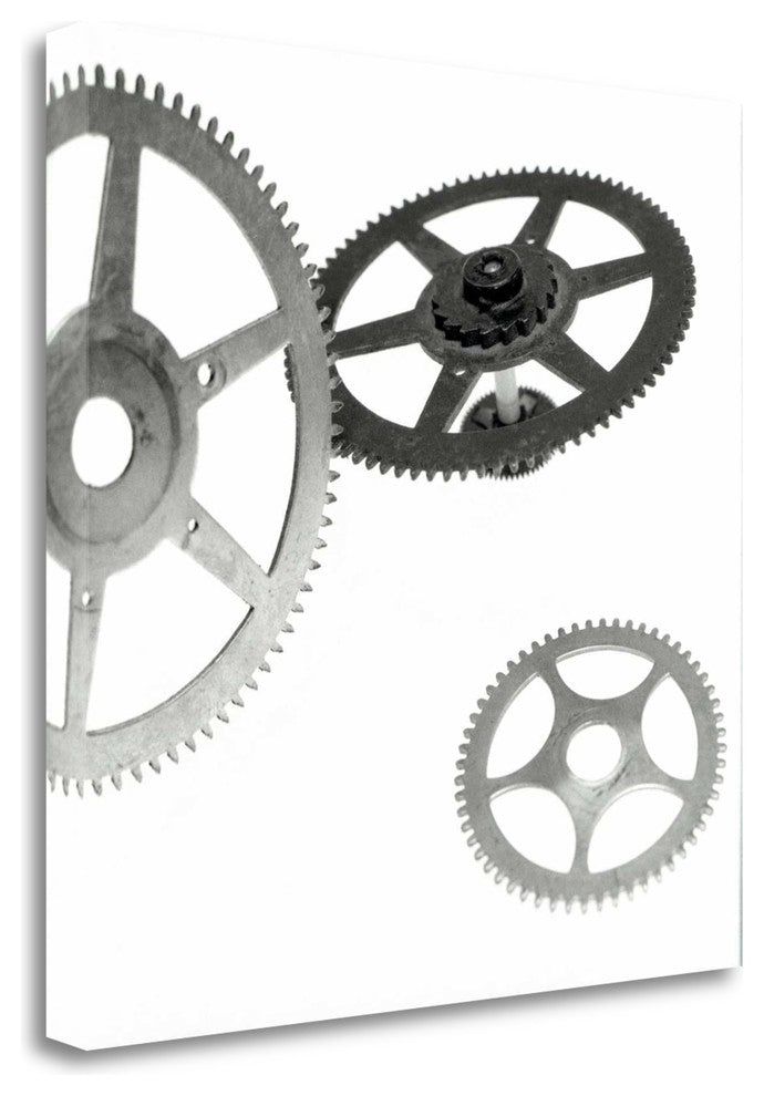 "Retro - Gears - 3" By Alan Blaustein, Giclee Print on Gallery Wrap Canvas