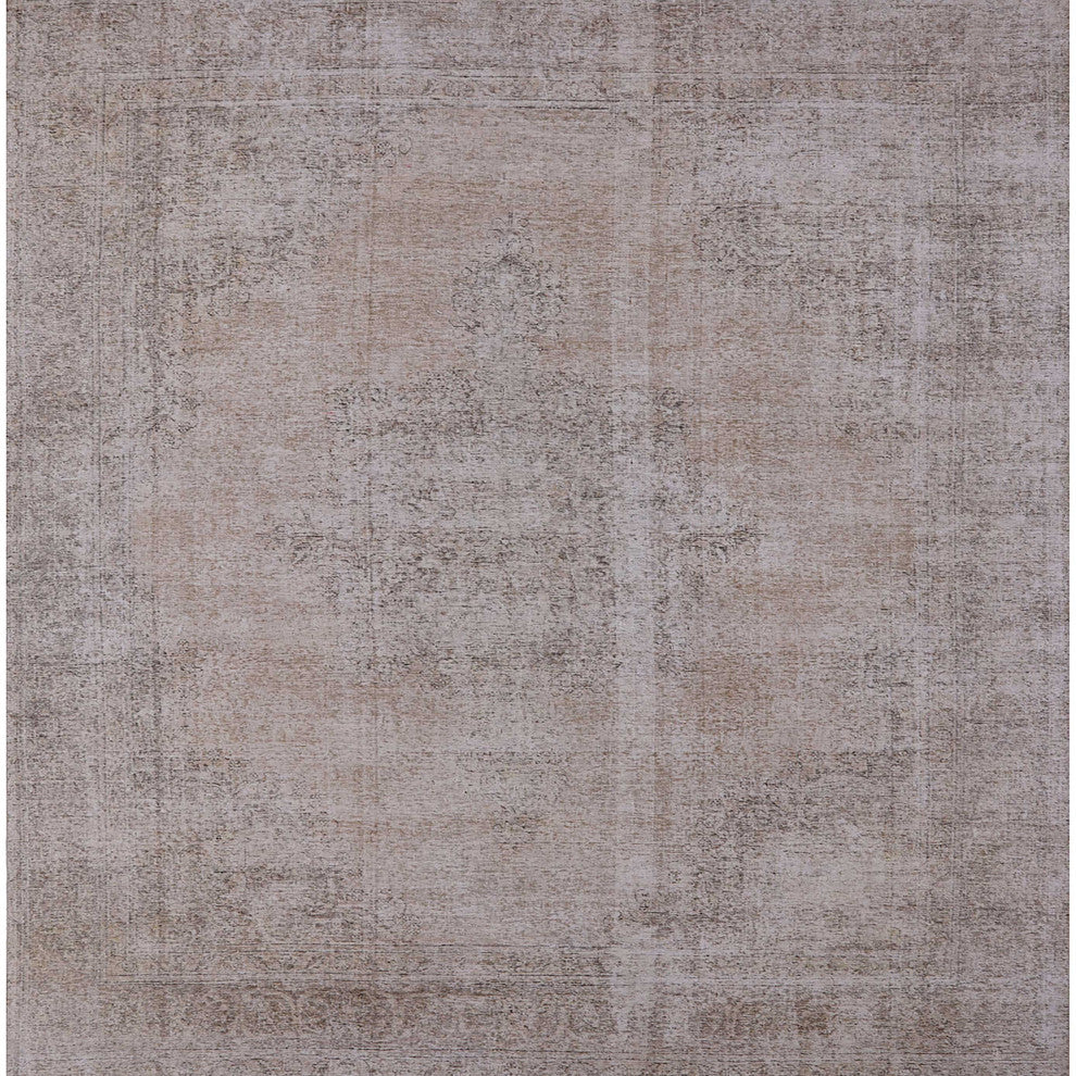Ahgly Company Indoor Square Mid-Century Modern Area Rugs, 3' Square