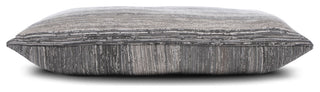 Textured Grigio Lumbar Indoor/Outdoor Performance Pillow, 12"x20
