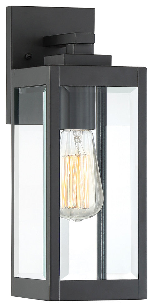 Westover 1-Light Outdoor Lantern, Earth Black