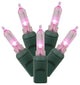 Vickerman X6G7510 50 Pink Italian Led, 25' Christmas Single Mold Light Strand