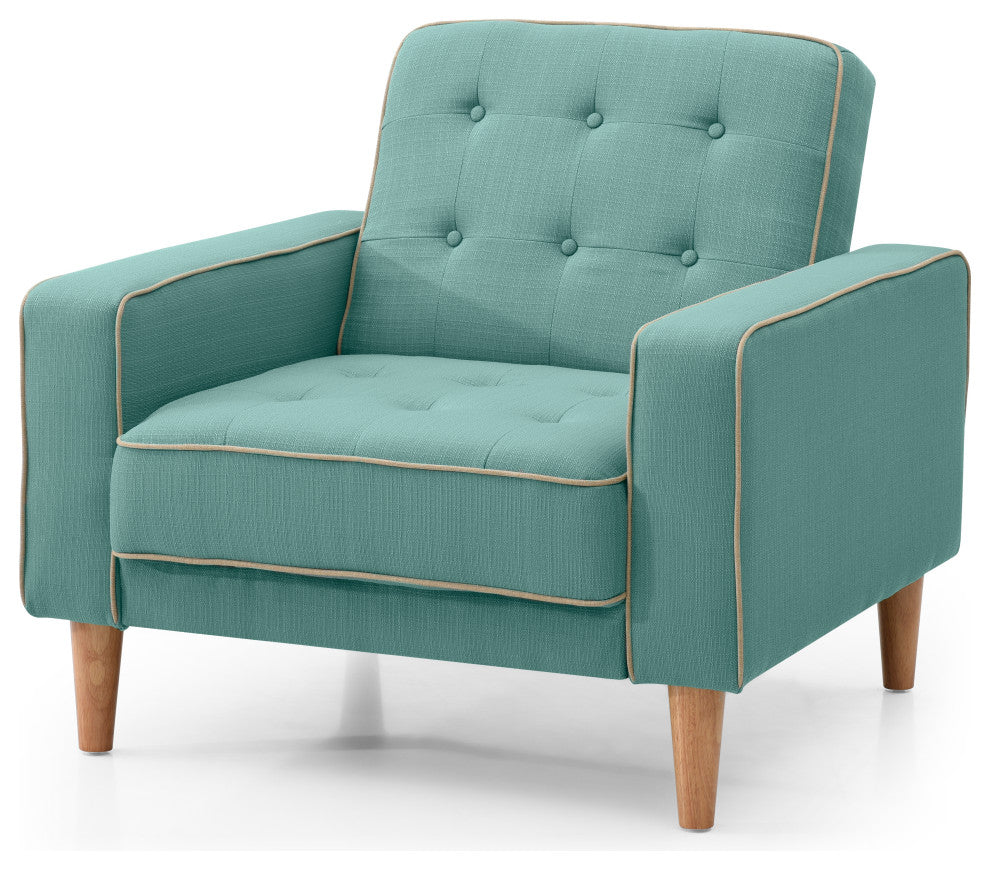 Andrews Chair Bed, Teal