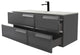 Aquamoon Garda 48" Bathroom Vanity Cabinet, Gray