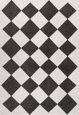 Draper Classic Geometric Diamond Pattern Area Rug