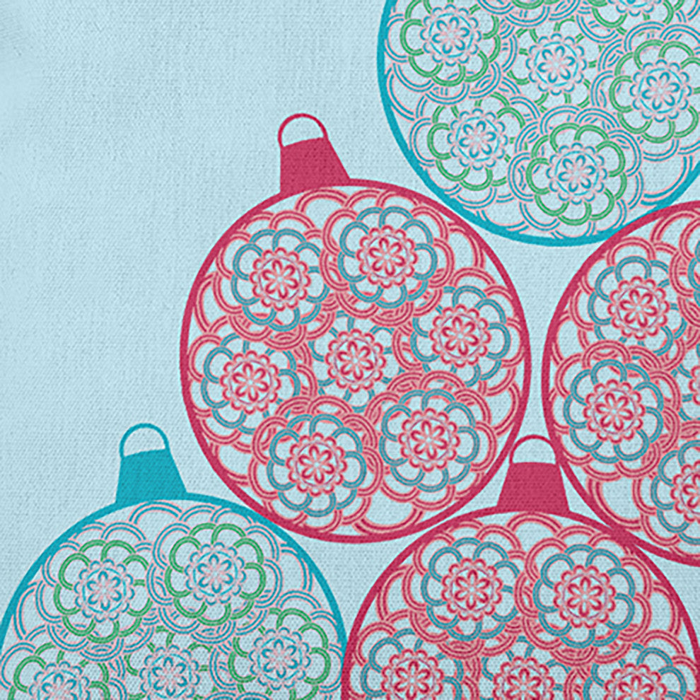 Fancy Ornament Stack Accent Pillow, Omar, 14"x20"