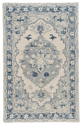 Shakta-Medallion Hand Tufted Area Rug, 10'x14'
