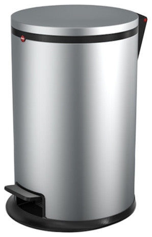 Hailo Pure Waste Bin "M" , Silver
