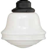 Huntley 3L Vanity Milk Glass Oil Rubbed Bronze