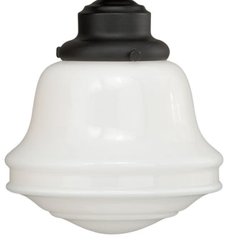 Huntley 3L Vanity Milk Glass Oil Rubbed Bronze