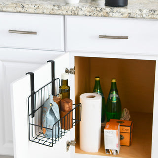 Over the Door Shallow Metal Basket