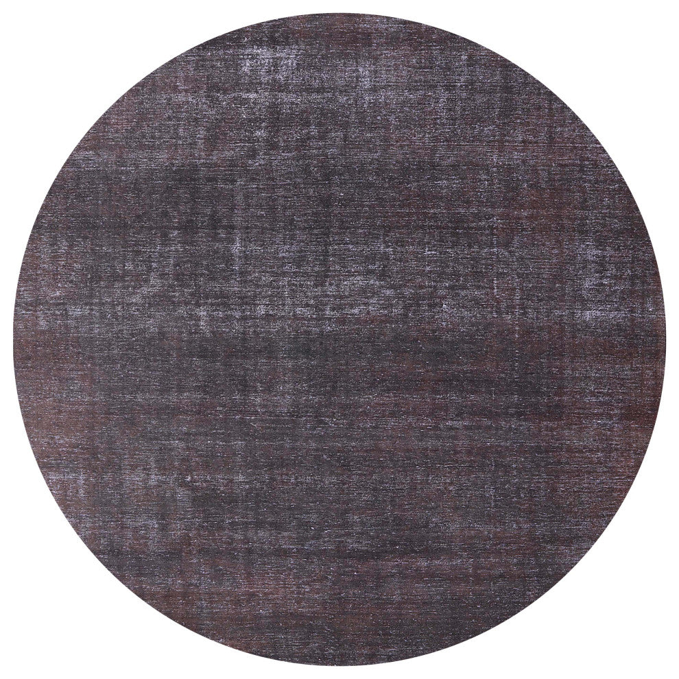 Ahgly Company Indoor Round Mid-Century Modern Area Rugs, 5' Round