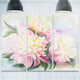 "Blooming Pink Peonies" Metal Wall Art, 3 Panels, 36"x28"