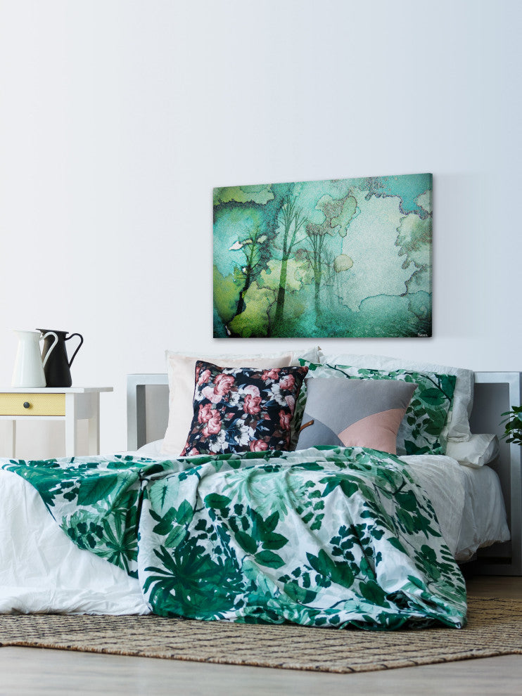 "Oceanic Watermark" Fine Art Canvas Print, 18"x12"