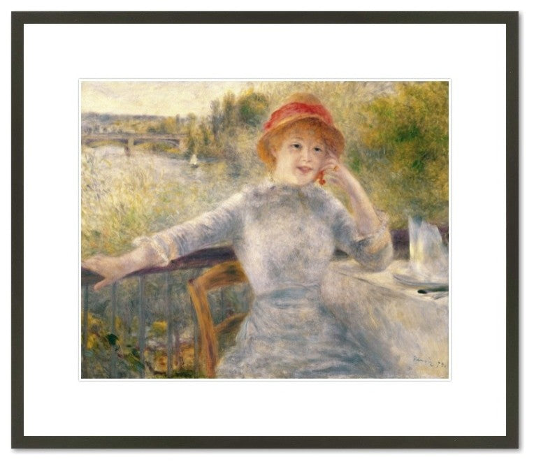Alphonsine Fournaise (1845-1937) at The Grenouillere, 1879