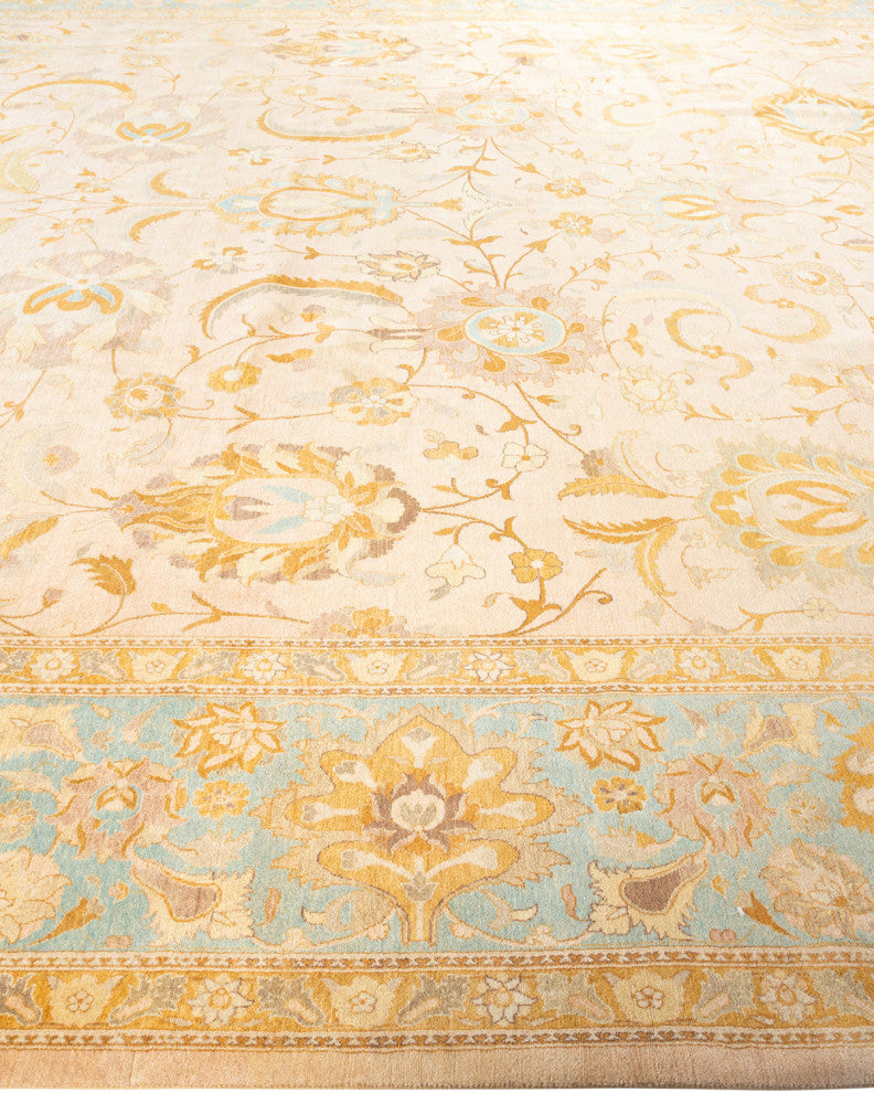 Mogul, One-of-a-Kind Hand-Knotted Area Rug Ivory, 12'1"x15'6"