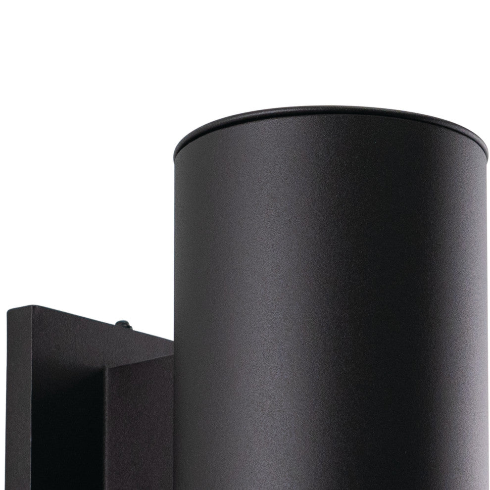 Chiasso 5" Outdoor Wall Light, Textured Black