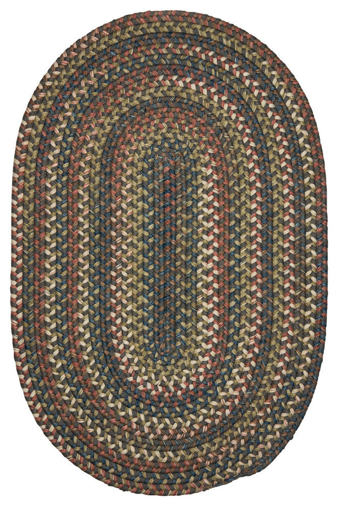 Colonial Mills Cedar Cove CV19 Gray Traditional Area Rug, Round 10'x10'