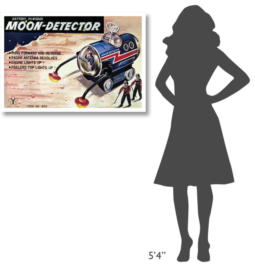 "Moon-Detector" Digital Paper Print by Retrotrans, 38"x26"