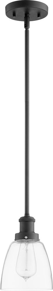 Quorum International 878-1 6"W Mini Pendant - Noir