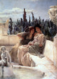 Sir Lawrence Alma-Tadema Whispering Noon, 18"x27" Wall Decal