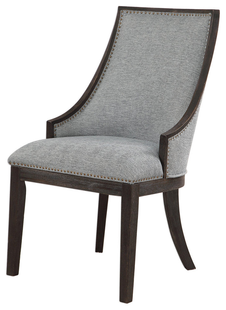Uttermost Janis Ebony Accent Chair