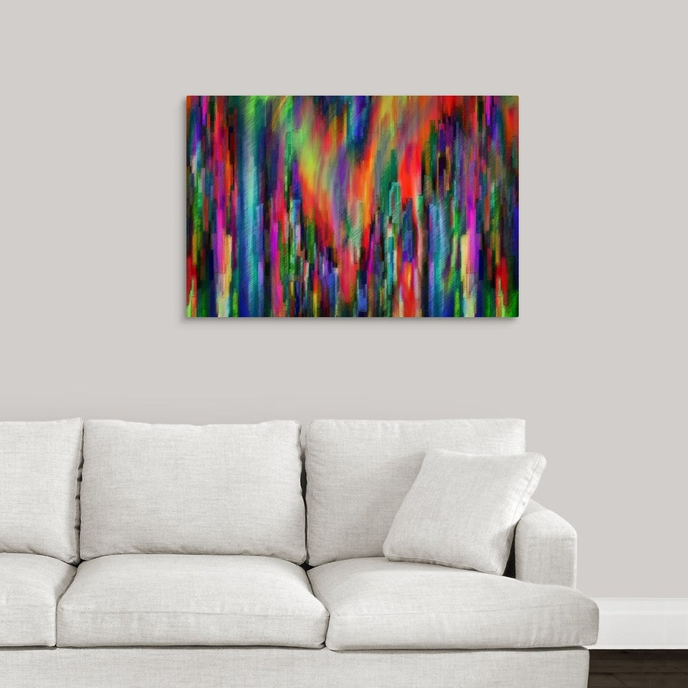 "Sketch" Wrapped Canvas Art Print, 36"x24"x1.5"