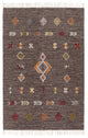 Surya Zanafi ZNF-2304 3'x5' Rug, Brown/Khaki/Gray/Olive/Peach/Burnt Orange/Red