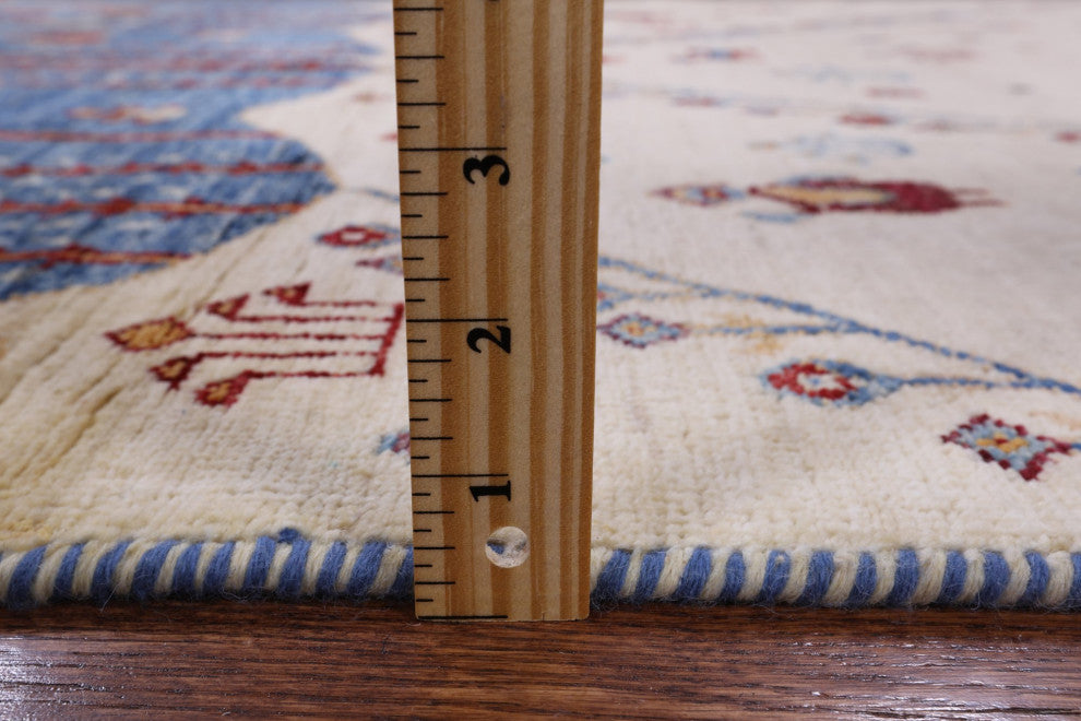 4' 0" X 6' 1" Persian Gabbeh Tribal Handmade Rug Q7942