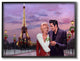 Stupell Industries Paris Christmas Holiday Vintage Hollywood Movie Star, 24 x 30