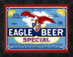 "Eagle Beer Special" Framed Canvas Giclee by Vintage Booze Labels, 18"x14"
