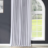 Fog Gray Extrawide Room Darkening Curtain, 100"x108"