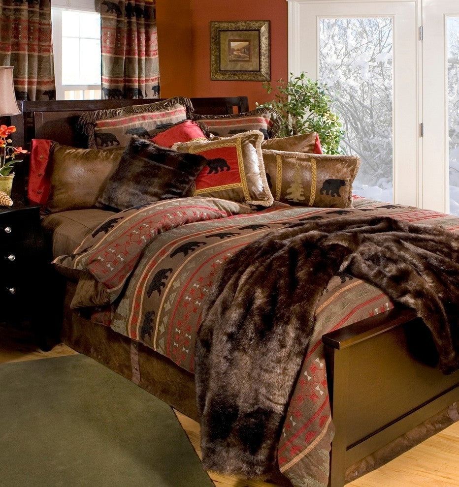Bear Country Cabin Bedding Set, Twin