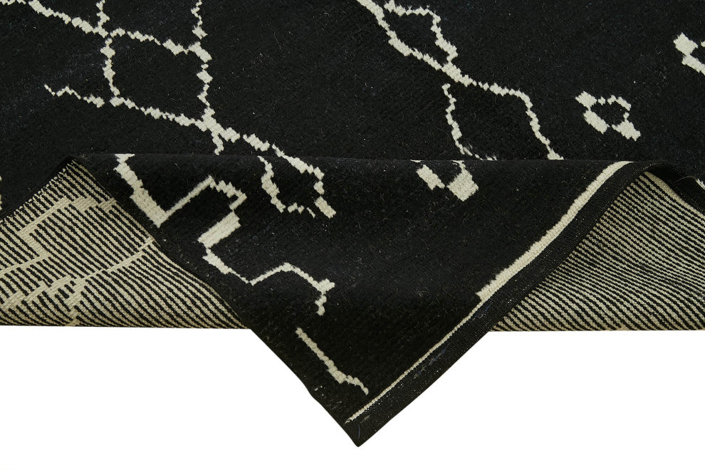 Rug N Carpet - Handmade Decorative 6' 4'' x 9' 4'' Moroccan Area Rug