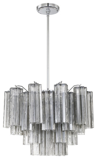 Addis 6-Light Chandelier, Polished Chrome