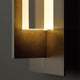 Double Axis Small LED Outdoor Sconce, Coastal Bronze Finish, Clear Glass