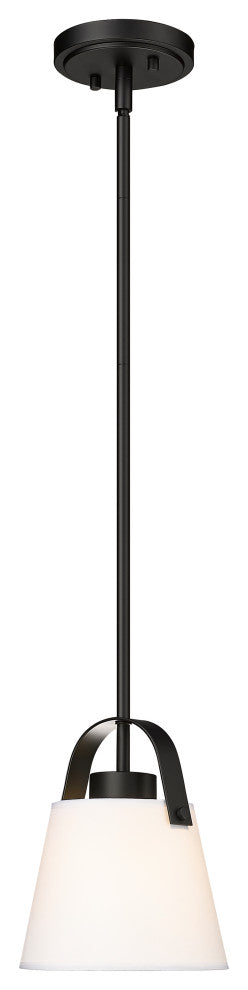 Z-LITE 1-Light Pendant, Matte Black