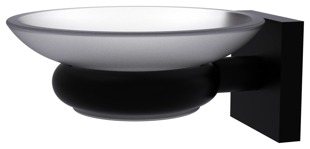 Montero Wall Mounted Soap Dish, Matte Black