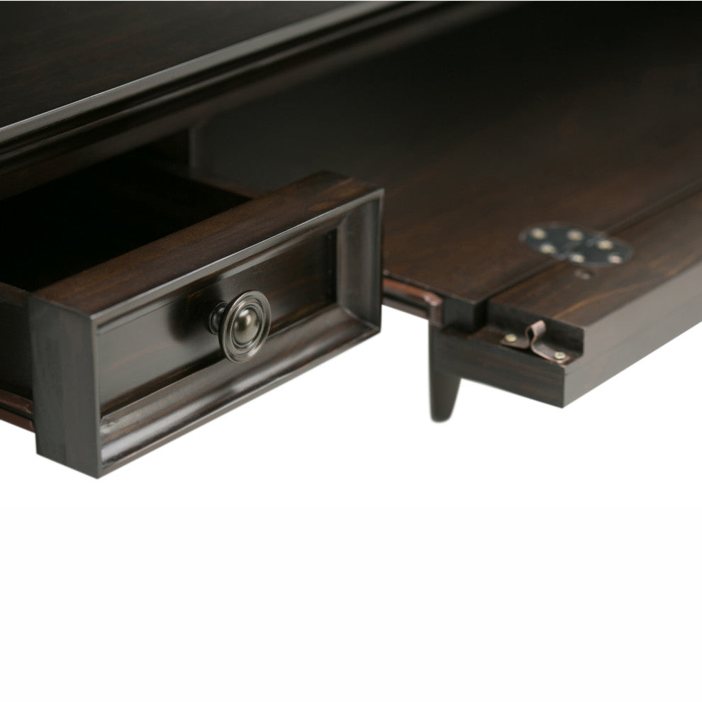 Amherst Solid Wood Desk, Hickory Brown