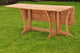 9-Piece Outdoor Patio Teak Dining Set: 69" Warwick Table, 8 Osbo Armless Chairs