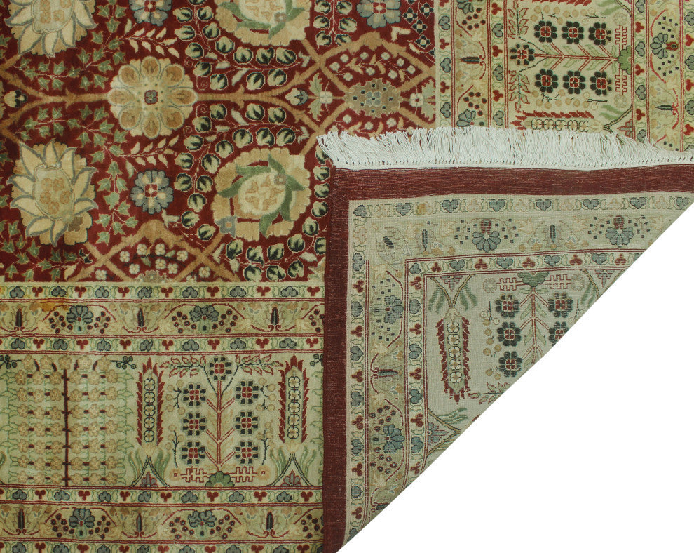 Pak-Persian Kobra Burgundy/Gray Rug, 8'10x11'9