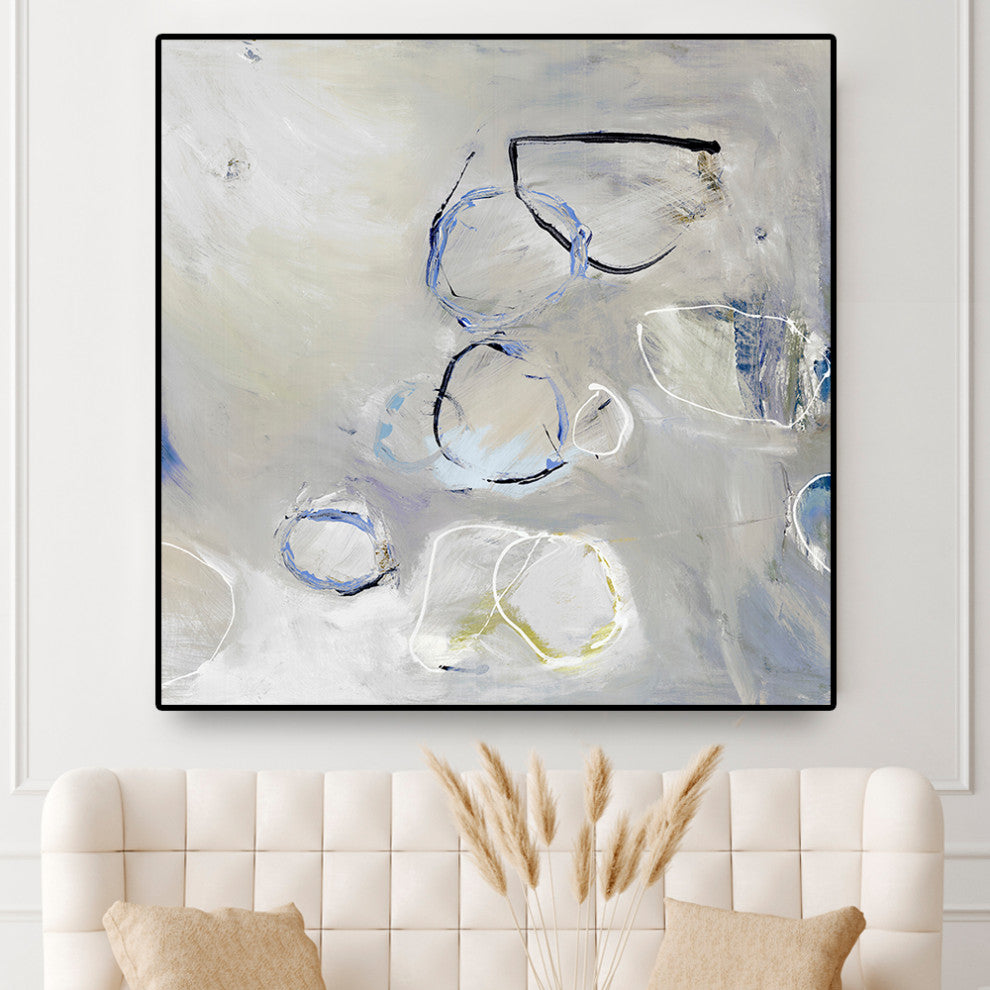 "Morph II" Oversized Framed Canvas, 45" x 45"