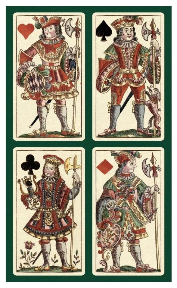 "Knaves (Bauern Hochzeit Deck)" Paper Print by Andreas Benedictus Gï¿½_bl, 15"x24"